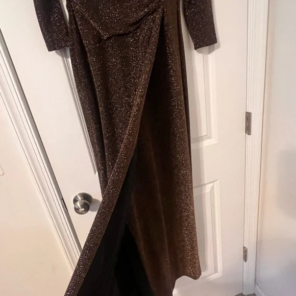 Ralph Lauren Brown Long Sleeve Dress - Picture 4 of 5